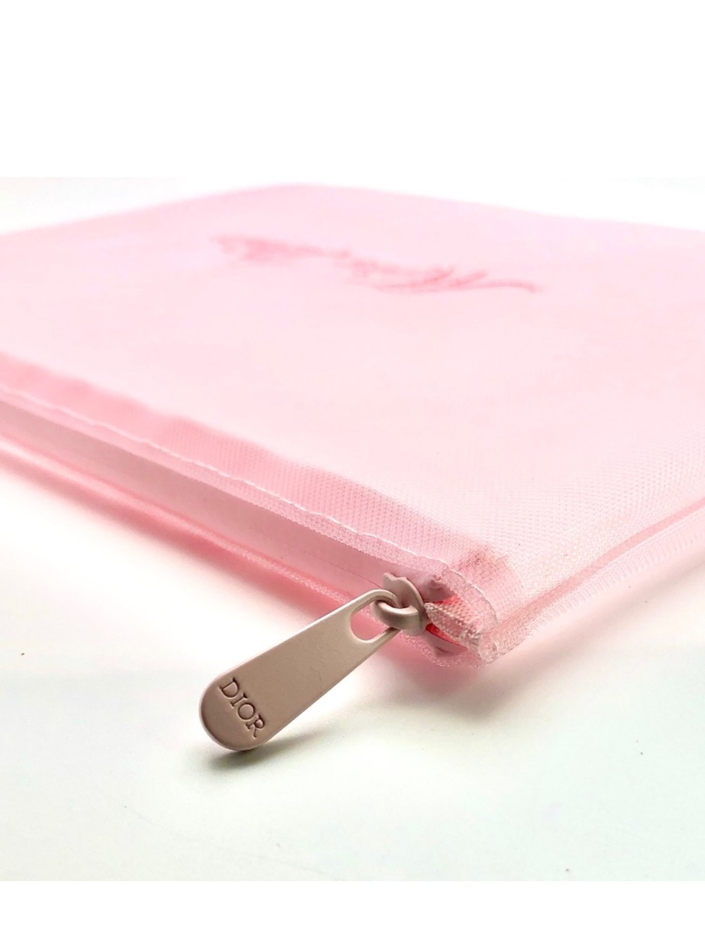 Dior Miss Dior Pink Mesh Cosmetic Pouch - Picture 2 of 3